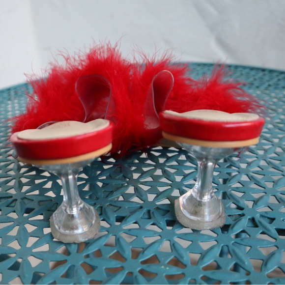 Red Feather Heels - Picture 5 of 8